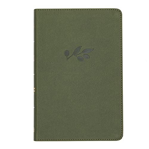 Holy Bible: Csb Thinline Reference Bible, Olive Leathertouch von Holman Bibles