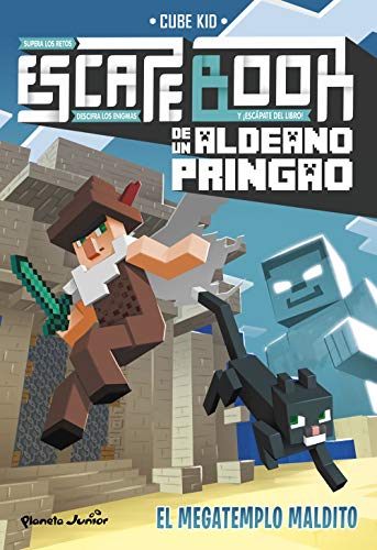 Escape book de un aldeano pringao. El megatemplo maldito (Minecraft) von Planeta Junior