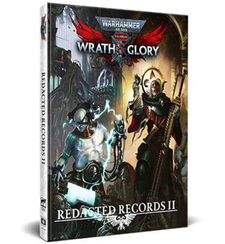 Warhammer 40,000: Wrath & Glory - Redacted Records 2 by Cubicle 7, RPG Board Game Accessory, For 3 to 6 Players and Ages 14+