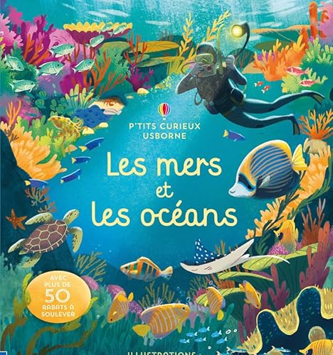 Les mers et les océans: Avec plus de 50 rabats à soulever von Usborne