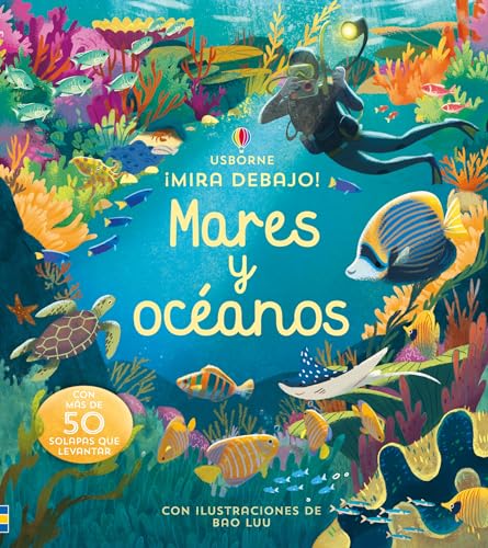 Mares y océanos (¡Mira debajo!) von Ediciones Usborne