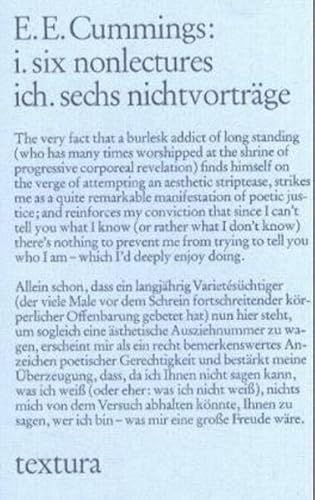 i. six nonlectures. ich. sechs nichtvorträge