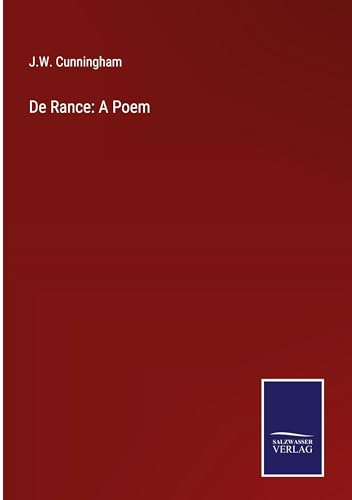 De Rance: A Poem von Salzwasser Verlag