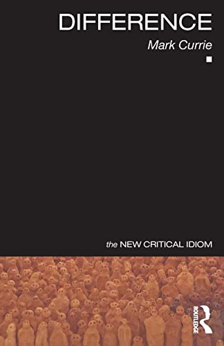 Difference (The New Critical Idiom) von Routledge
