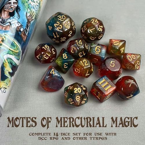 DCC Dice - Motes of Mercurial Magic von Goodman Games