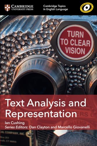 Text Analysis and Representation (Cambridge Topics in English Language) von Cambridge University Press