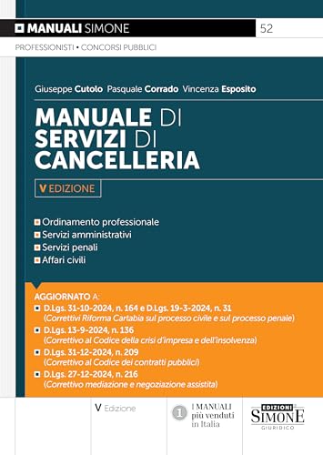 Manuale di Servizi di Cancelleria (Manuali) von Edizioni Simone
