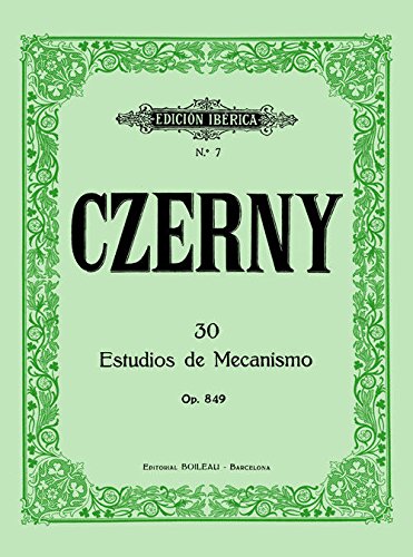 30 estudios de mecanismo op. 849 von Cáñamo Ediciones