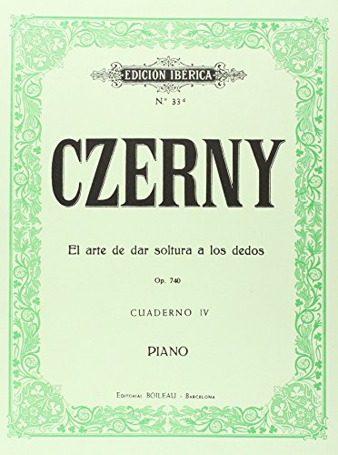 El Arte Dar Soltura a los Dedos Op.740 Vol.IV von Cáñamo Ediciones