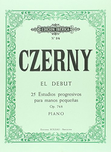 El debut, 25 estudios progresivos para manos pequeñas op. 748
