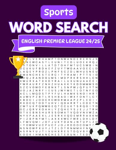 Sports Word Search: English Premier League 24/25 von Independently published