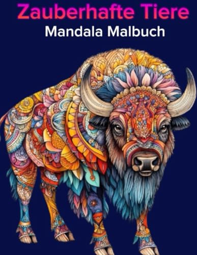 Mandala Tier Malbuch: Für Jung und Alt zum stressabbau, Entspannung und Zeitvertreib von Independently published