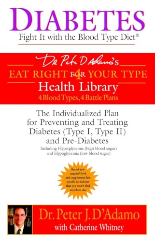 Diabetes: Fight It with the Blood Type Diet: The Individualized Plan for Preventing and Treating Diabetes (Type I, Type II) and Pre-Diabetes (Eat Right 4 Your Type)