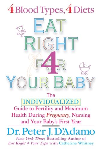 Eat Right for Your Baby: The Individulized Guide to Fertility and Maximum Heatlh During Pregnancy (Eat Right 4 Your Type)