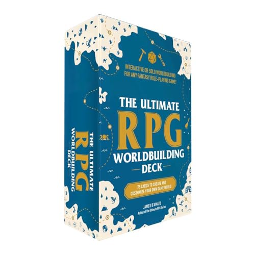 The Ultimate RPG Worldbuilding Deck: 75 Cards to Create and Customize Your Own Game World (Ultimate Role Playing Game Series) von Adams Media