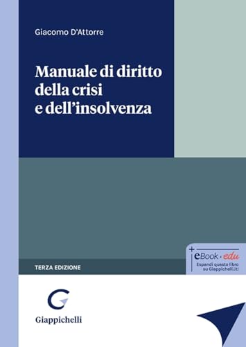 Manuale di diritto della crisi e dell'insolvenza von Giappichelli