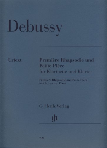 DEBUSSY - Rapsodia nº 1 y Pequeña Pieza para Clarinete y Piano (Urtext)