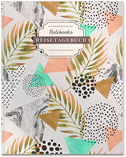 DÉKOKIND Reisenotizbuch zum Selberschreiben | DIN A4, 100+ Seiten, Register, Vintage Softcover | Perfekt als Abschiedsgeschenk | Motiv: Retro-Muster DÉKOKIND Reisenotizbuch zum Selberschreiben | DIN A4, 100+ Seiten, Register, Vintage Softcover | Perfekt als Abschiedsgeschenk | Motiv: Retro-Muster