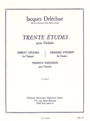 30 ETUDES VOLUME 2 TIMBALES
