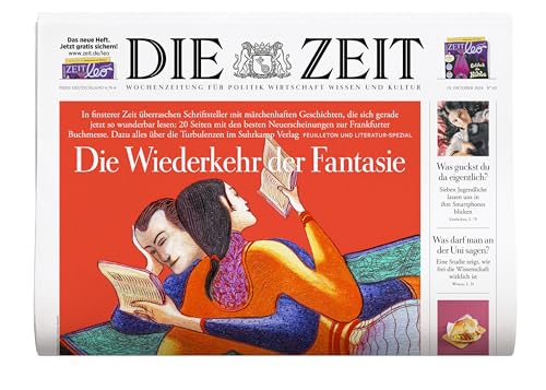 DIE ZEIT 43/2024 "Die Wiederkehr der Fantasie/ Volksfurcht/ Koalition und Kotau" DIE ZEIT 43/2024 "Die Wiederkehr der Fantasie/ Volksfurcht/ Koalition und Kotau"