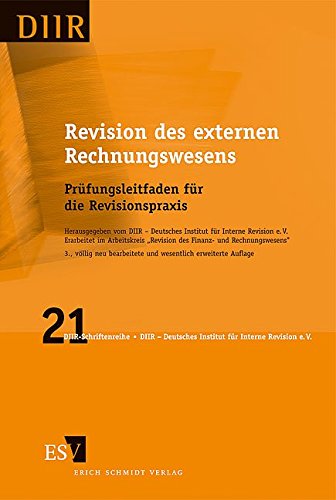 Revision des externen Rechnungswesens: Prüfungsleitfaden für die Revisionspraxis (DIIR-Schriftenreihe) von Schmidt (Erich), Berlin