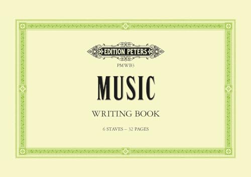 Peters Music Writing Book