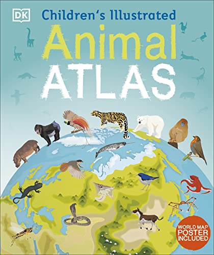 Children's Illustrated Animal Atlas: World Map Poster included (Children's Illustrated Atlases) von Penguin