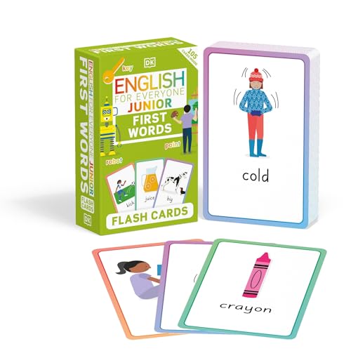 English for Everyone Junior First Words Flash Cards (DK English for Everyone Junior)