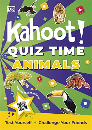 Kahoot! Quiz Time Animals: 250 Trivia Questions (with QR Codes Inside for 150 Interactive Bonus Questions) – Educational Kids Quiz Book