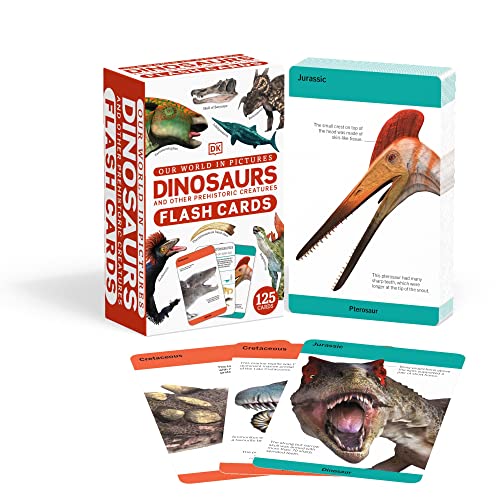 Our World in Pictures Dinosaurs and Other Prehistoric Creatures Flash Cards (DK Our World in Pictures)