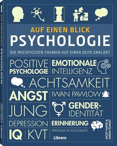 Auf einen Blick: Psychologie: Die wichtigsten Themen auf einer Seite erklärt von Librero