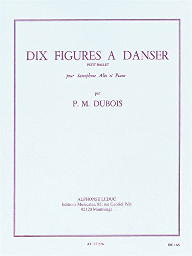 10 FIGURES A DANSER SAXOPHONE MIB ET PIANO