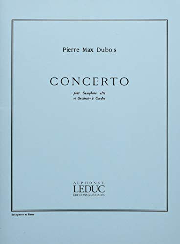 CONCERTO (SAXO ORCH.CORDES) SAXOPHONE MIB ET PIANO von Alphonse Leduc