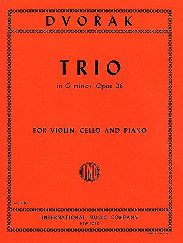 Antonín Dvořák-Trio Op. 26 Sol M.-BOOK