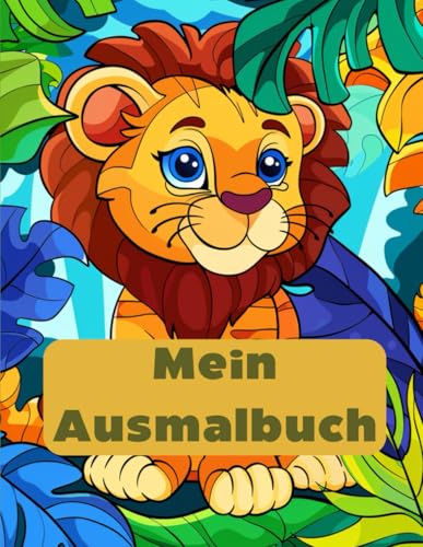 Tiere Malbuch für Kinder, Niedliche Tiere zum Ausmalen und Entdecken, 220 Seiten mit verschiedenen Tieren zum ausmalen, 8.5 x 11 Zoll von Independently published