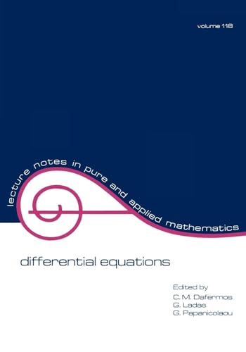 Differential Equations: Proceedings of the 1987 Equadiff Conference (Lecture Notes in Pure and Applied Mathematics) (Lecture Notes in Pure & Applied Mathematics, Band 118) von CRC Press