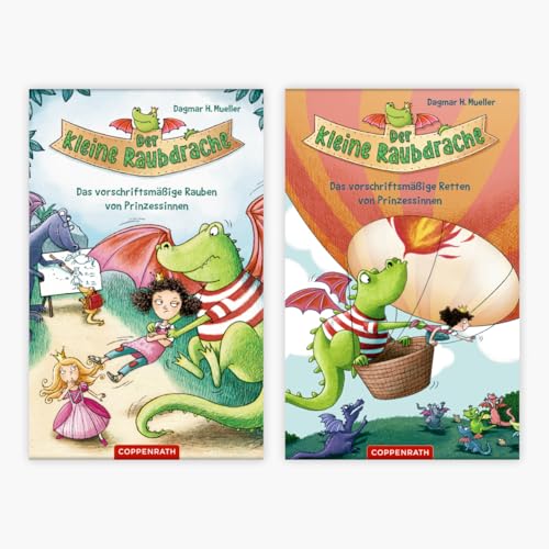 Der kleine Raubdrache Band 1+2 plus 1 exklusives Postkartenset