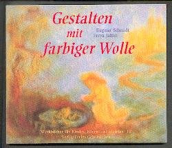 Gestalten mit farbiger Wolle.