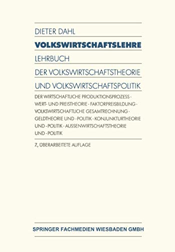 Volkswirtschaftslehre: Lehrbuch der Volkswirtschaftstheorie und Volkswirtschaftspolitik von Gabler Verlag