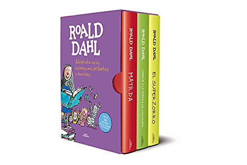 Roald Dahl (edición estuche con: Matilda | Charlie y la fábrica de chocolate | El superzorro | Pasaporte lector) (Colección Alfaguara Clásicos): Adéntrate en las historias más brillantes y divertidas