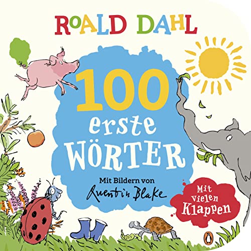 Roald Dahl – 100 erste Wörter: Lustig lernen mit dem riesengroßen Krokodil - Pappbilderbuch für Kinder ab 12 Monaten von Penguin Junior