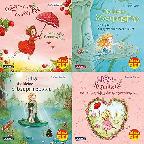 Maxi-Pixi-4er-Set 87: Stefanie Dahle (4x1 Exemplar): 4 Minibücher für Kinder ab 3 Jahren (87)