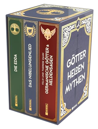 Götter - Helden - Mythen: 3 Bände im Schuber: Die Edda, Das Nibelungenlied, Germanische Götter- und Heldensagen Götter - Helden - Mythen: 3 Bände im Schuber: Die Edda, Das Nibelungenlied, Germanische Götter- und Heldensagen