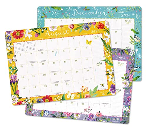 Katie Daisy 2023-2024 Desk Pad von Amber Lotus