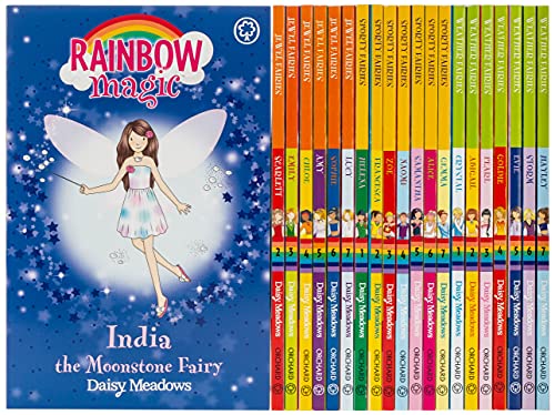 Rainbow Magic The Magical Adventure Collection 21 Books Set (Sporty Fairies Book 1-7, Jewel Fairies Book 1-7, Weather Fairies Book 1-7)