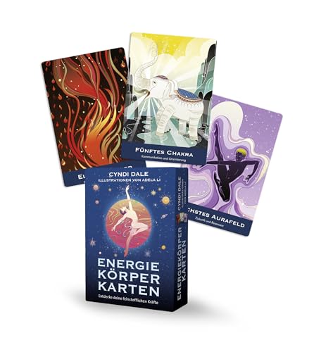 Energiekörper-Karten – Entdecke deine feinstofflichen Kräfte: 52 Karten und Deutungsbuch (96 Seiten)