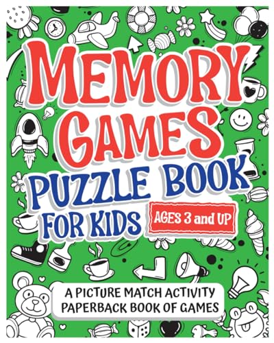 Memory Games Puzzle Book For Kids Ages 3 And Up: A Picture Match Activity Paperback Book Of Games von Independently published