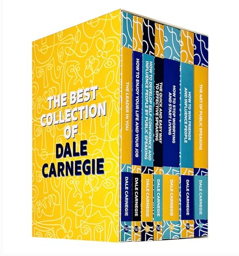 Dale Carnegie Collection 7 Books Set (The Art of Public Speaking, How To Stop Worrying And Start Living, Quick And Easy Way To Effective Speaking, How To Enjoy Your Life and Job, Leader in You)