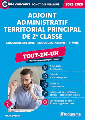 Adjoint administratif territorial principal de 2e classe – Tout-en-un (Concours 2025-2026): Concours externe – Concours interne – 3e voie von STUDYRAMA