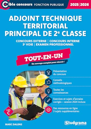 Adjoint technique territorial principal de 2e classe – Tout-en-un (Concours 2025-2026): Concours externe – Concours interne – 3e voie – Examen professionnel von STUDYRAMA